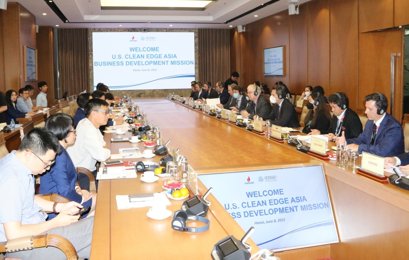 Clean EDGE ASIA tìm kiếm cơ hội hợp tác cùng Petrovietnam về phát triển năng lượng sạch