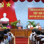 Thủ tướng Phạm Minh Chính tiếp xúc cử tri tại Cần Thơ