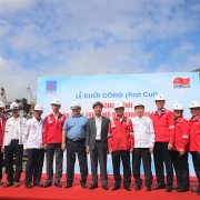 Khởi công công trình Dự án phát triển mỏ Đại Hùng Pha 3, Lô 05.1a