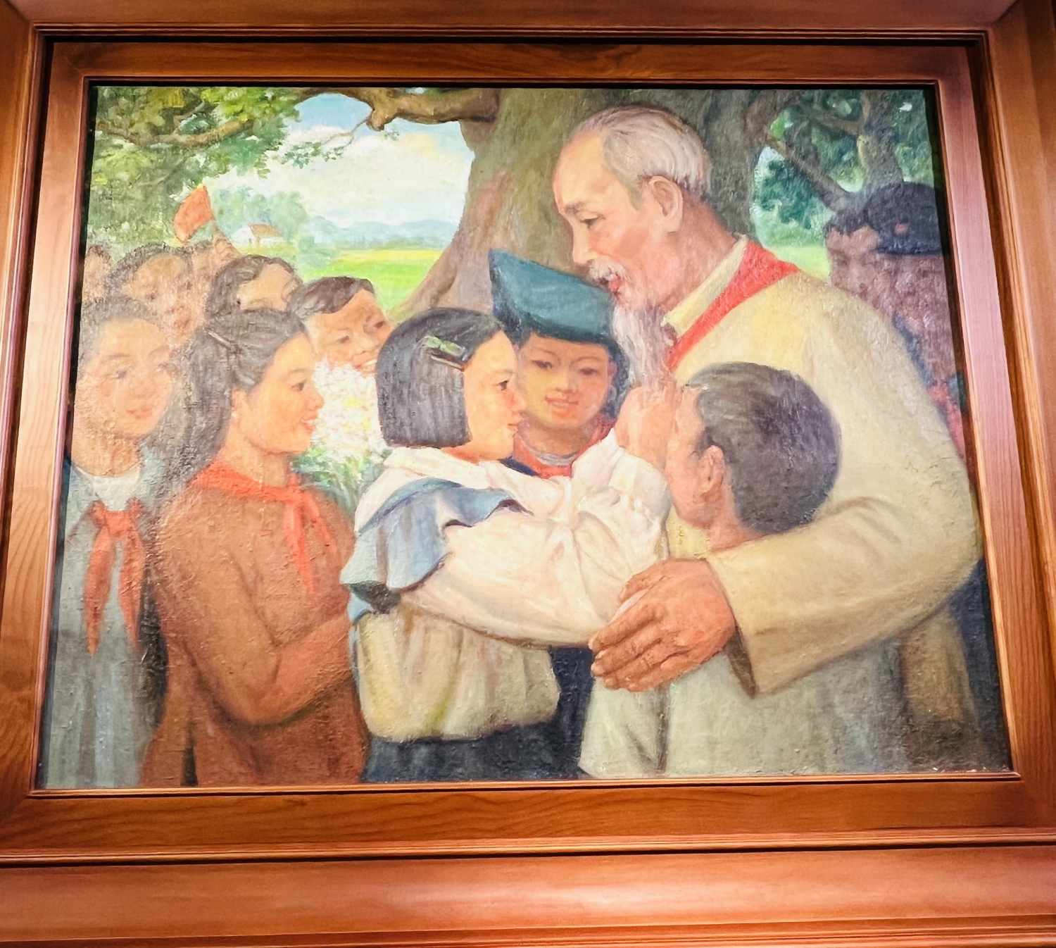 Khai mạc triển lãm mỹ thuật “Họa sĩ Trịnh Thiệp khóa Kháng chiến 1950 - 1954 và các con họa sĩ VTV Trịnh Việt - Trịnh Nam”