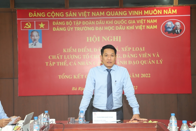 Đảng bộ Trường Đại học Dầu khí Việt Nam đoàn kết, sáng tạo, hoàn thành xuất sắc các nhiệm vụ được giao