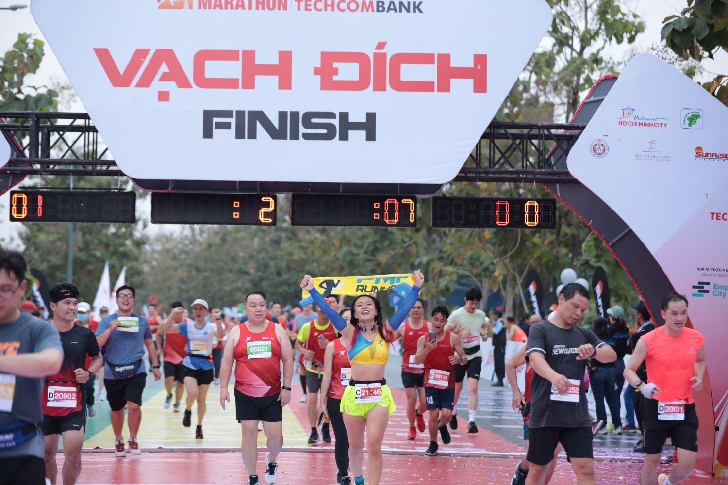 Gần 12.000 VĐV tham gia Giải Marathon Quốc tế TP HCM Techcombank mùa thứ 5