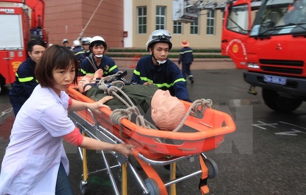Diễn tập chữa cháy, cứu hộ cứu nạn lao động