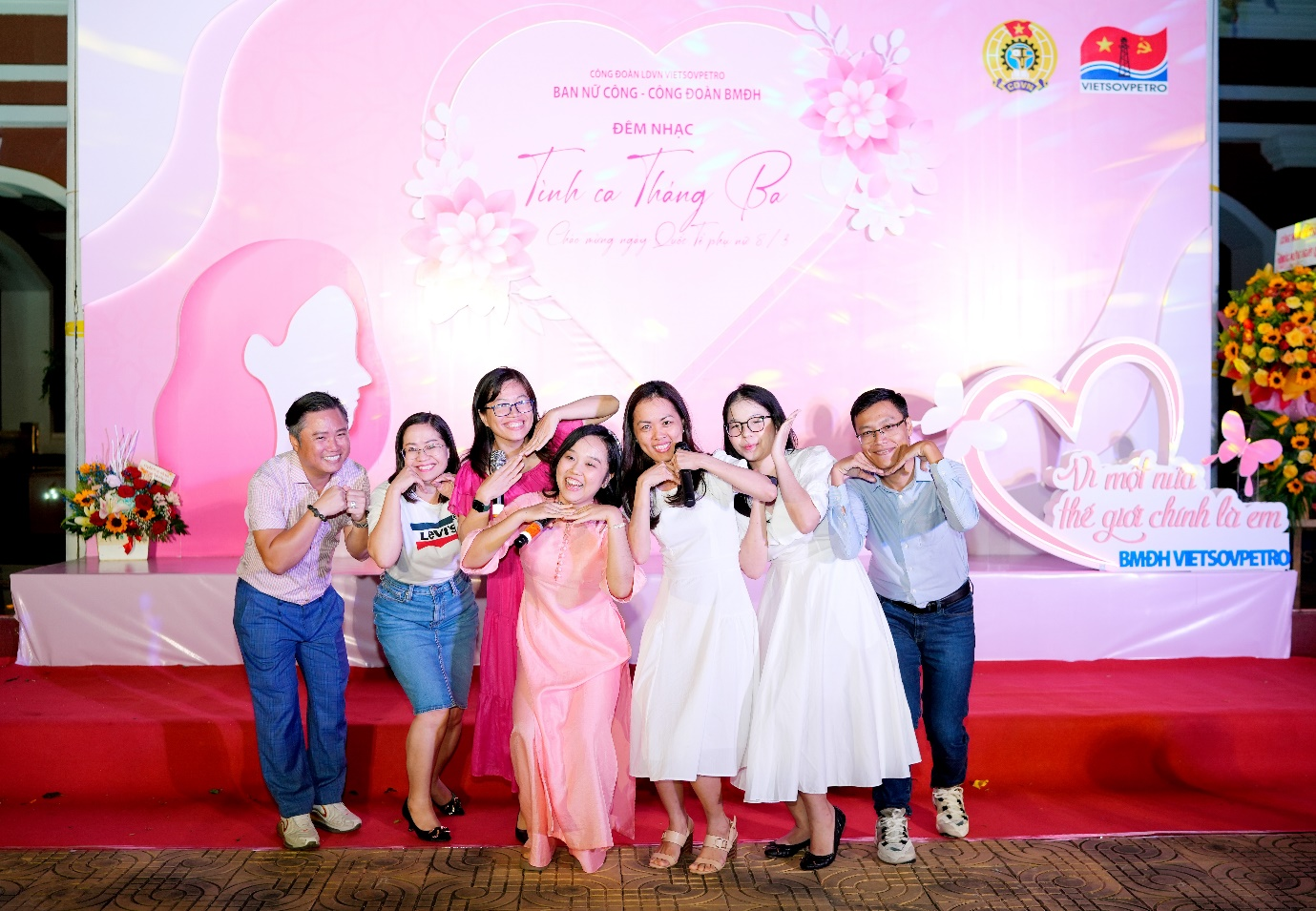 Ban nữ công BMĐH Vietsovpetro: Tổ chức Đêm nhạc “Tình ca tháng 3”