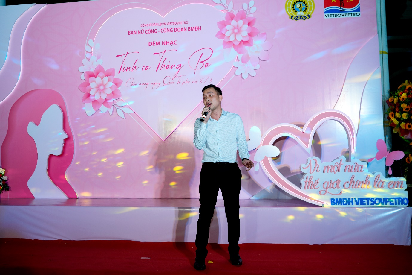 Ban nữ công BMĐH Vietsovpetro: Tổ chức Đêm nhạc “Tình ca tháng 3”