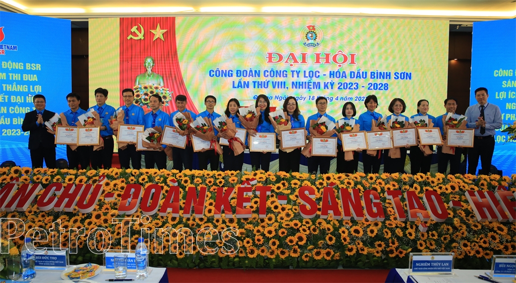 Công đoàn BSR tổ chức Đại hội đại biểu lần thứ VIII, nhiệm kỳ 2023-2028