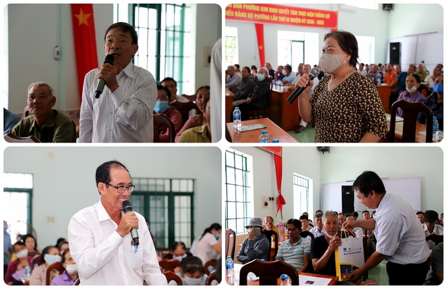  Người dân tham gia giao lưu trả lời các câu hỏi về an ninh – an toàn   