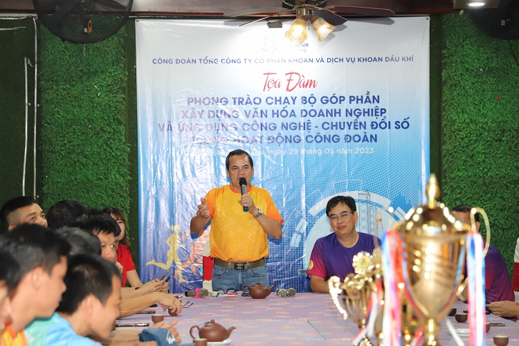 Công đoàn PV Drilling Tọa đàm với chủ đề “ Phong trào chạy bộ góp phần xây dựng văn hóa Doanh nghiệp và ứng dụng công nghệ - chuyển đổi số trong hoạt động công đoàn” Công đoàn PV Drilling tọa đàm về phong trào chạy bộ và ứng dụng công nghệ trong hoạt động công đoàn