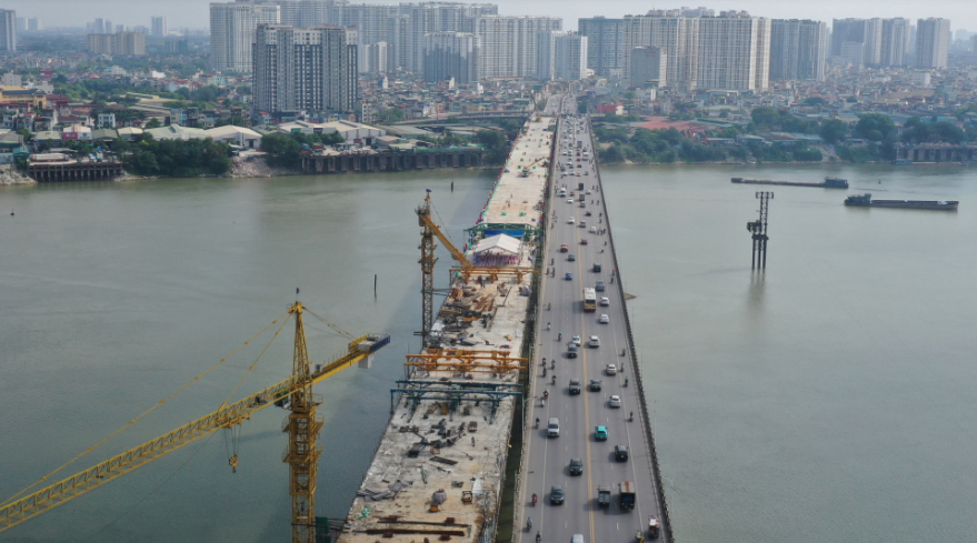 Hợp long cầu Vĩnh Tuy 2, đưa vào khai thác trước ngày 2/9/2023