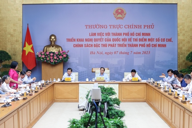Thủ tướng: Chậm nhất 15/8 phải hoàn thành hướng dẫn chính sách đặc thù cho TP HCM Thủ tướng: Chậm nhất 15/8 phải hoàn thành hướng dẫn chính sách đặc thù cho TP HCM