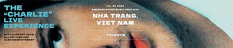 Nha Trang là điểm đến đầu tiên tại châu Á của Charlie Puth