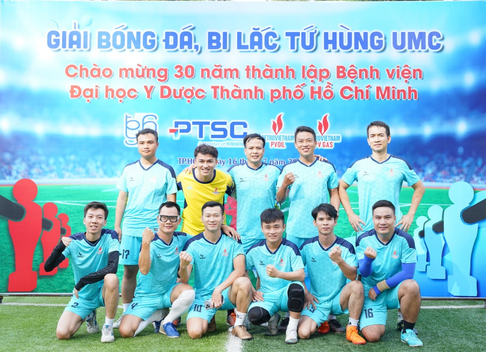 Đội tuyển Cơ quan Điều hành PV GAS ra quân với tinh thần nỗ lực và quyết tâm