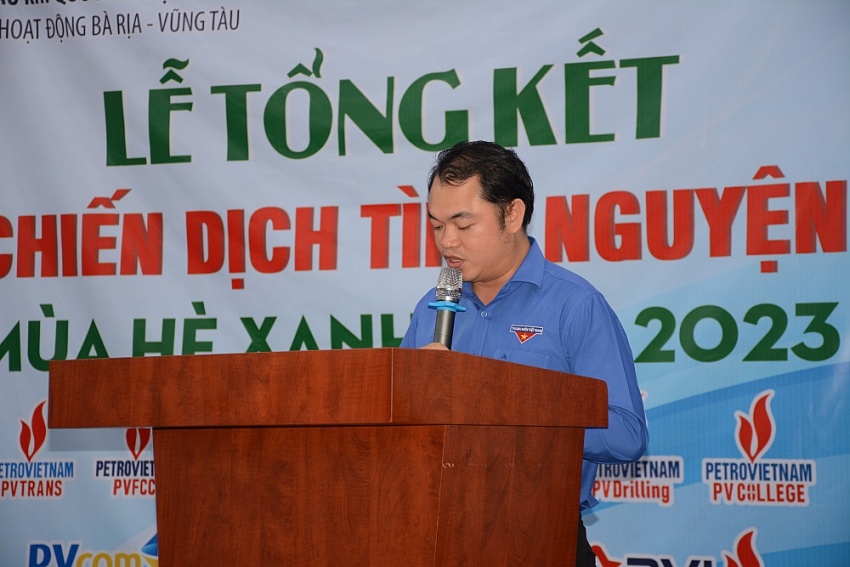 Cụm phối hợp hoạt động Bà Rịa - Vũng Tàu: Tổng kết chiến dịch tình nguyện Mùa hè xanh năm 2023