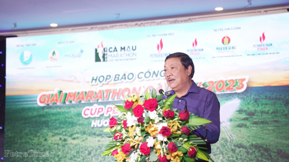 Họp báo công bố Giải Marathon - Cà Mau 2023 Cúp Petrovietnam