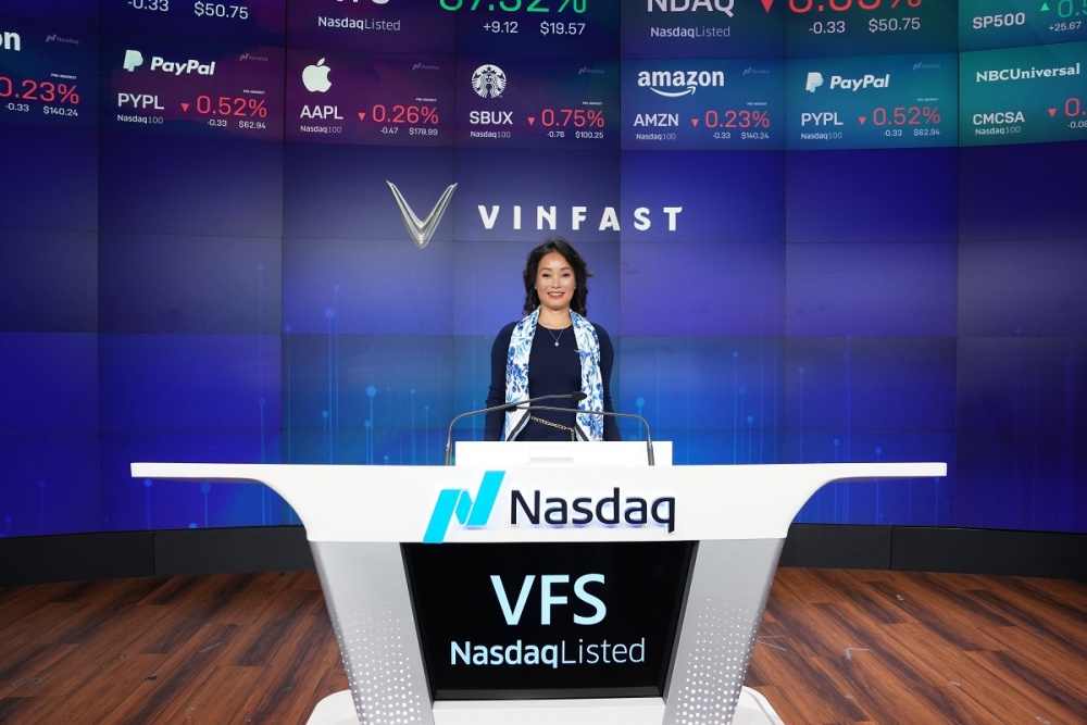 VinFast chính thức niêm yết trên Nasdaq Global Select Market giá trị vốn hóa hơn 23 tỷ USD