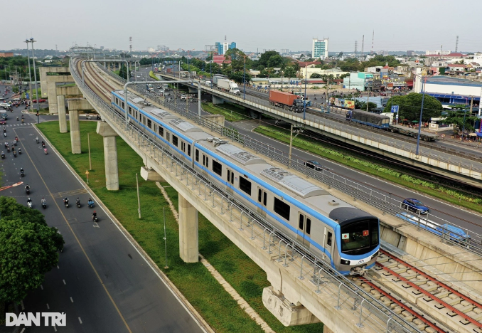 Metro số 1 chạy thử toàn tuyến