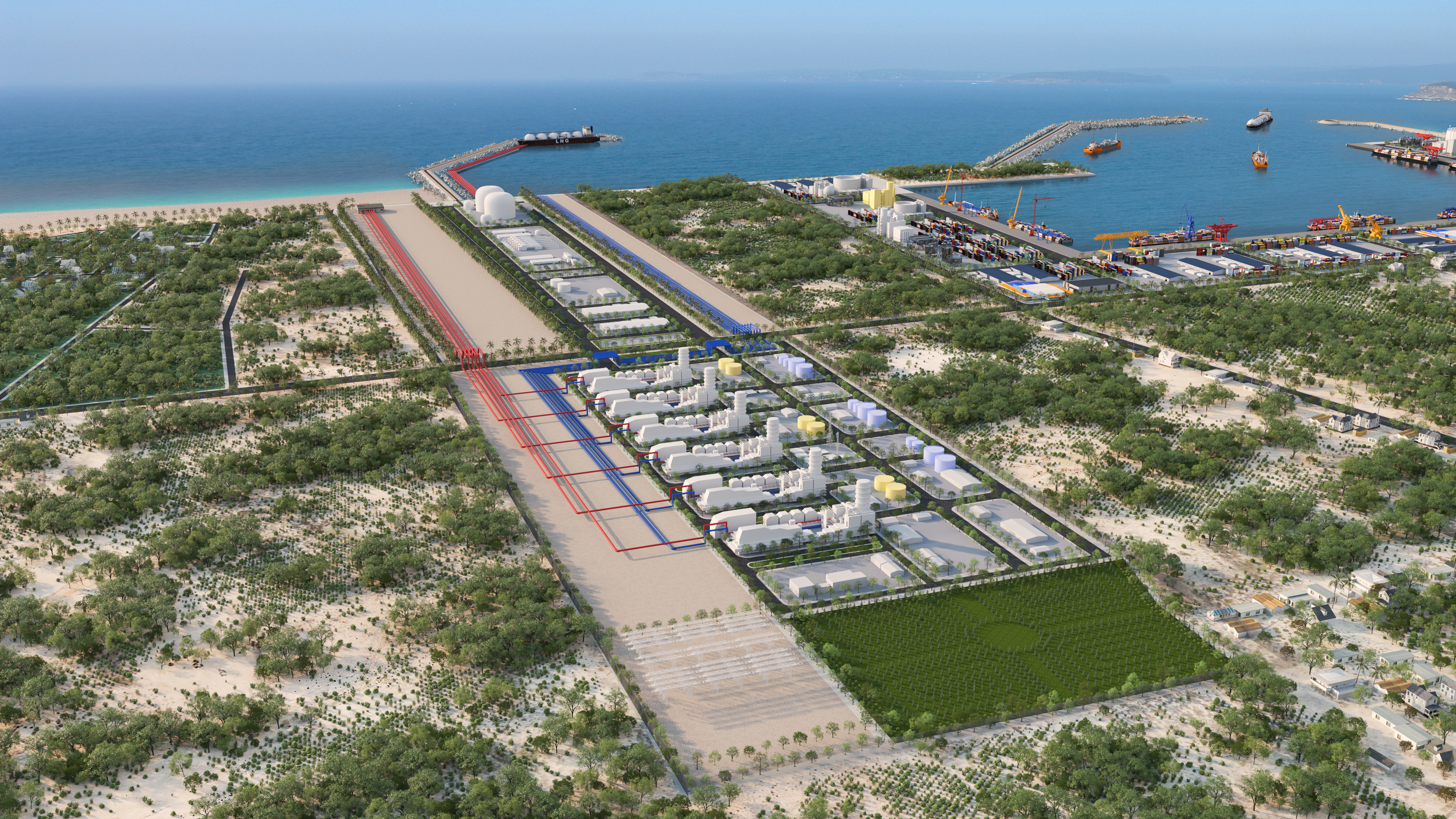Dự &amp;aacute;n Trung t&amp;acirc;m điện kh&amp;iacute; LNG Hải Lăng, tỉnh Quảng Trị của T&amp;amp;T Group - Doanh nghiệp c&amp;oacute; năng lực đủ khả năng đầu tư v&amp;agrave;o lĩnh vực. Ảnh: Ho&amp;agrave;ng Anh