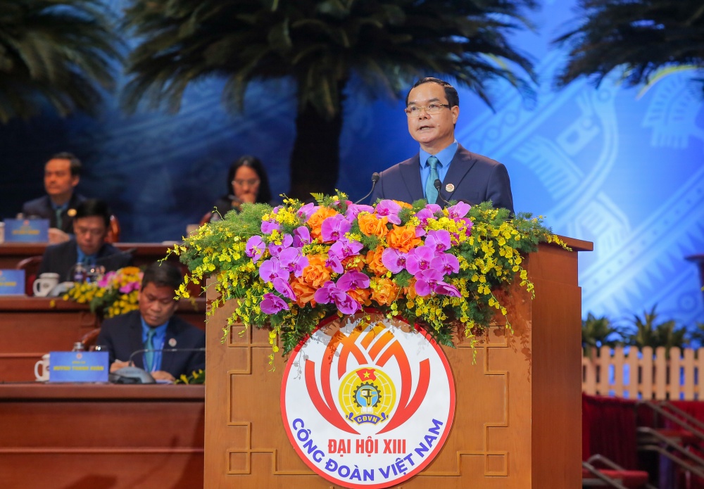 Khai mạc phiên trọng thể Đại hội XIII Công đoàn Việt Nam nhiệm kỳ 2023 - 2028