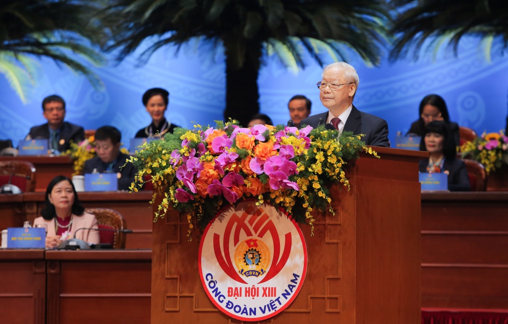 Khai mạc phiên trọng thể Đại hội XIII Công đoàn Việt Nam nhiệm kỳ 2023 - 2028