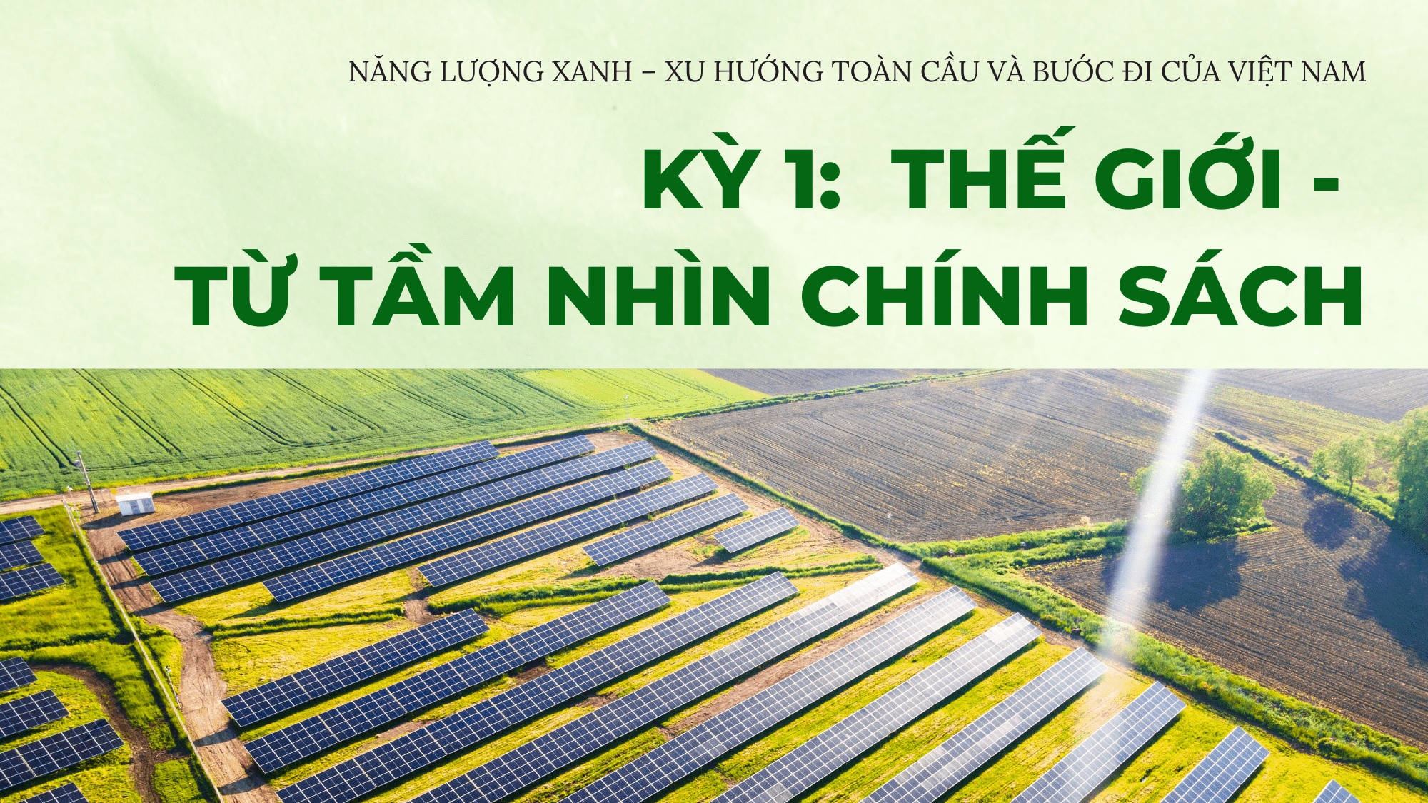 [P-magazine] Kỳ 1:  Thế giới - từ tầm nhìn chính sách