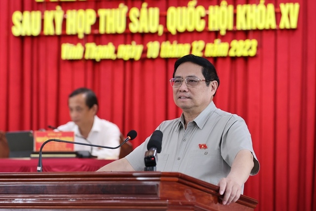 Thủ tướng Phạm Minh Chính tiếp xúc cử tri Cần Thơ
