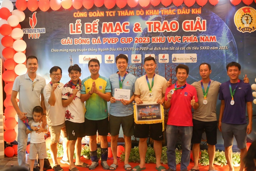 Sôi nổi Giải bóng đá PVEP CUP khu vực phía Nam năm 2023