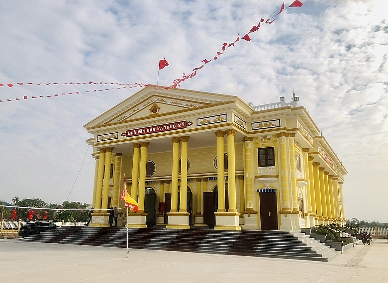 Khánh thành Nhà văn hóa xã Trực Mỹ, tỉnh Nam Định do Petrovietnam/Vietsovpetro tài trợ 9 tỷ đồng