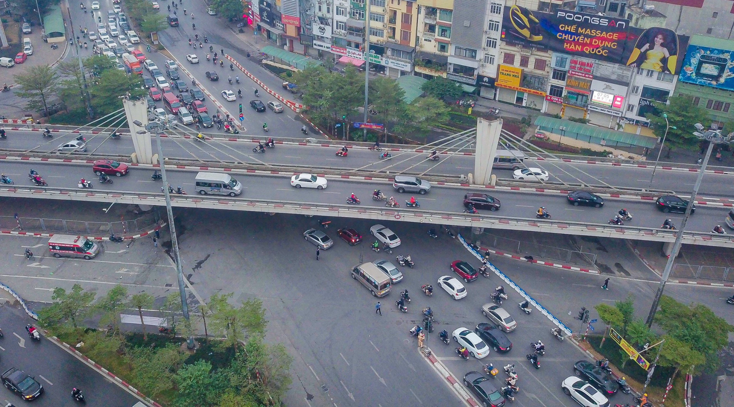 Hà Nội điều chỉnh phương án phân luồng nút giao Ngã Tư Sở