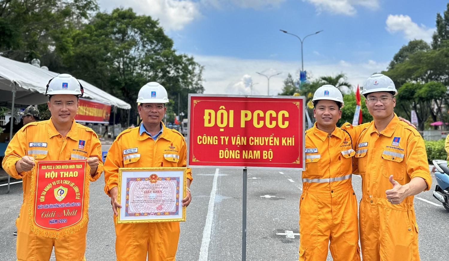 H1. PV GAS luôn giành được nhiều giải thưởng của ngành và địa phương về lĩnh vực ATVSLĐ