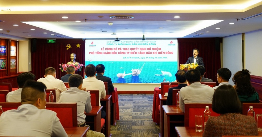 Công bố quyết định bổ nhiệm Phó Tổng Giám đốc BIENDONG POC