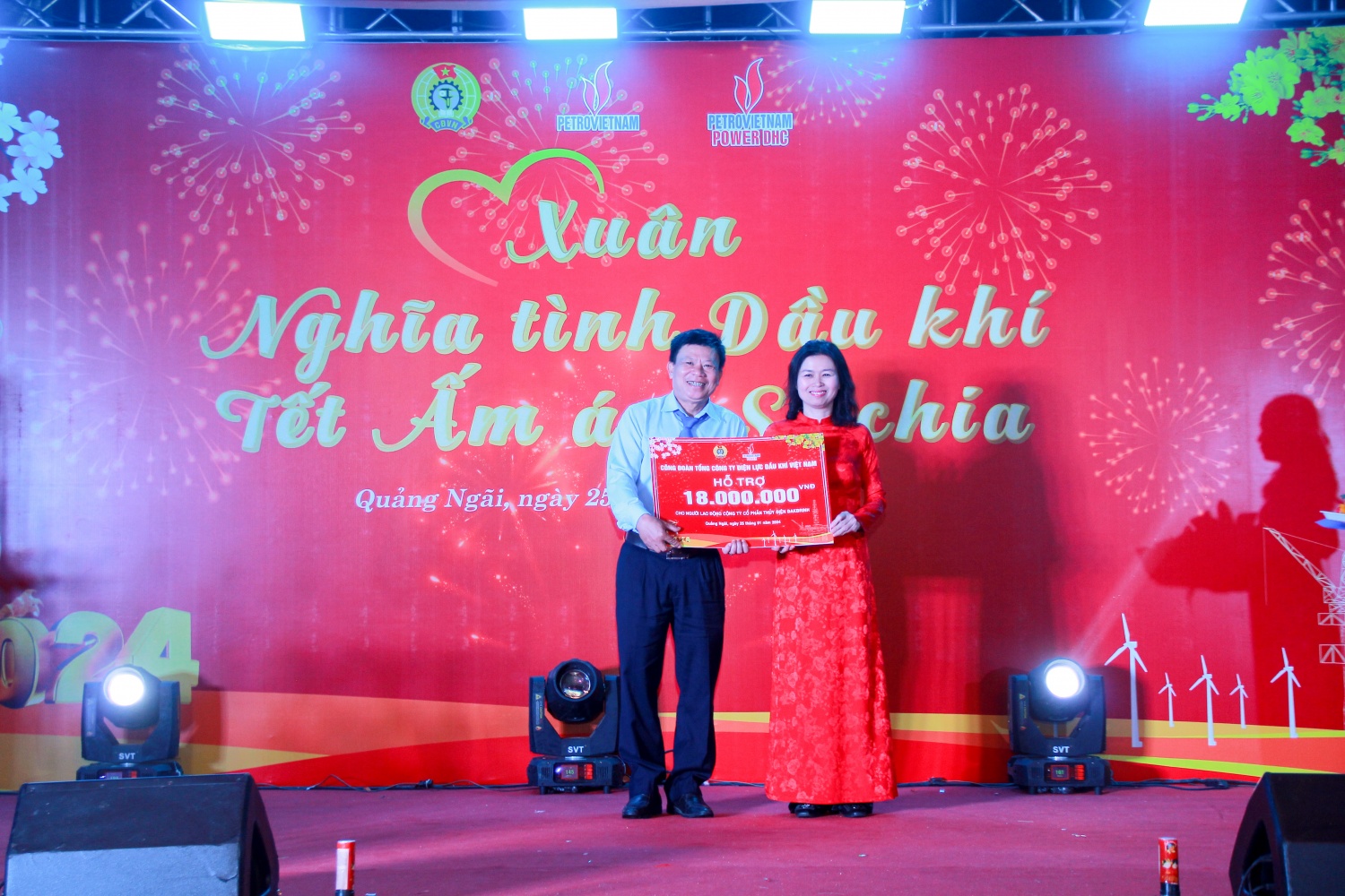 Đặc sắc chương trình “Xuân nghĩa tình Dầu khí - Tết ấm áp, sẻ chia” tại thuỷ điện Đakđrinh