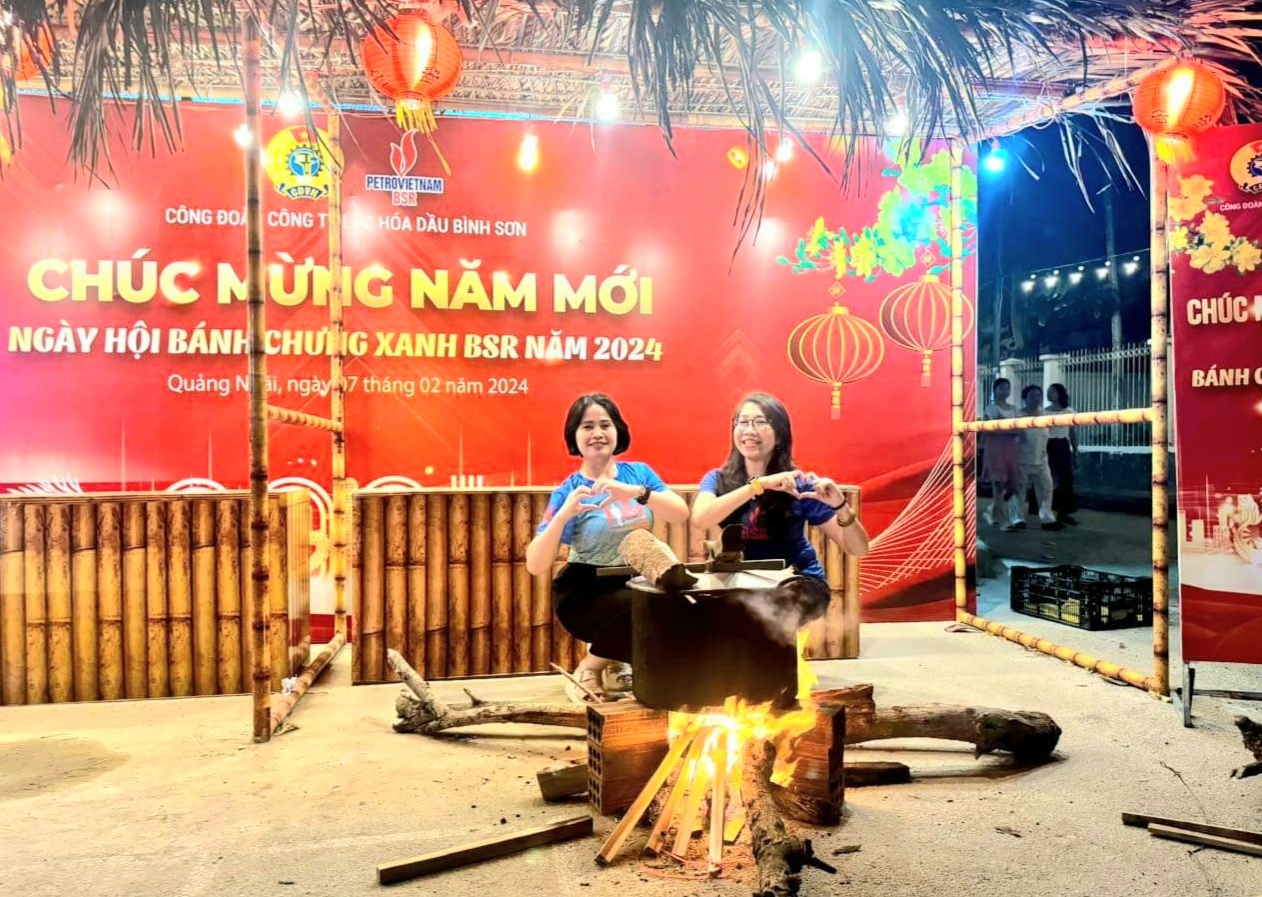 Công đoàn BSR tổ chức Ngày hội bánh chưng xanh 2024