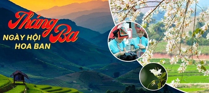 “Ngày hội hoa ban” tại Làng Văn hóa - Du lịch các dân tộc Việt Nam
