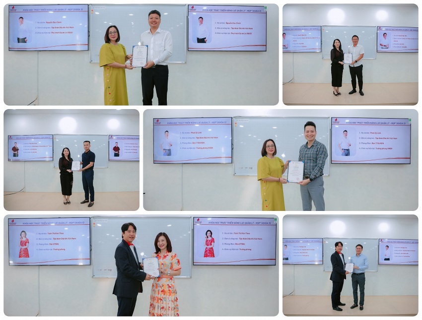 Bế giảng Khóa học phát triển Năng lực quản lý – MDP