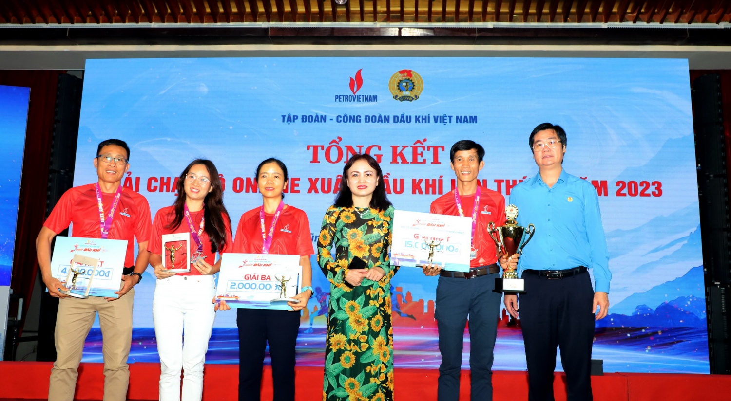 PV GAS đạt nhiều giải thưởng tại Giải chạy bộ online Xuân Dầu khí