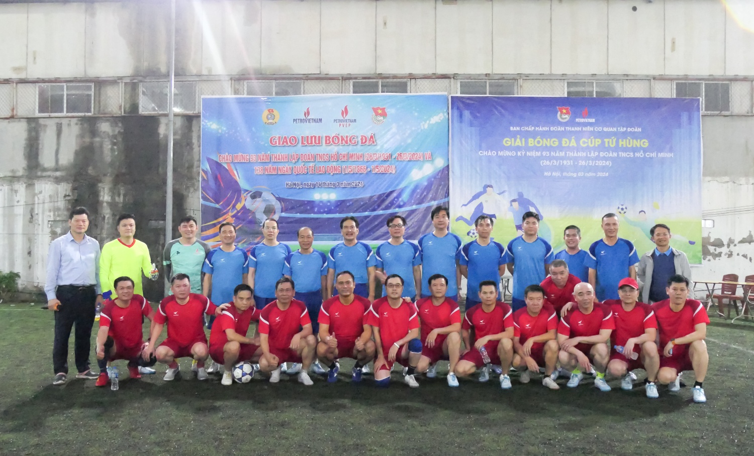 Bế mạc Giải bóng đá Cúp Tứ Hùng do Đoàn Thanh niên Cơ quan Tập đoàn Dầu khí Việt Nam tổ chức