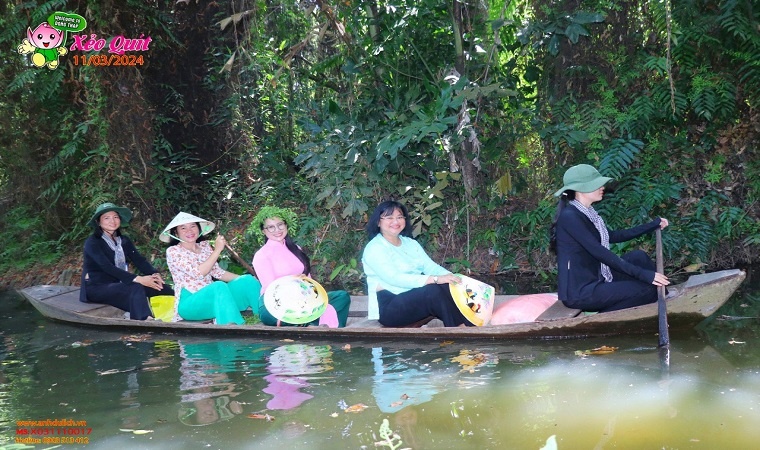 Dây bòng bong - Nét đẹp nơi rừng tràm Xẻo Quít