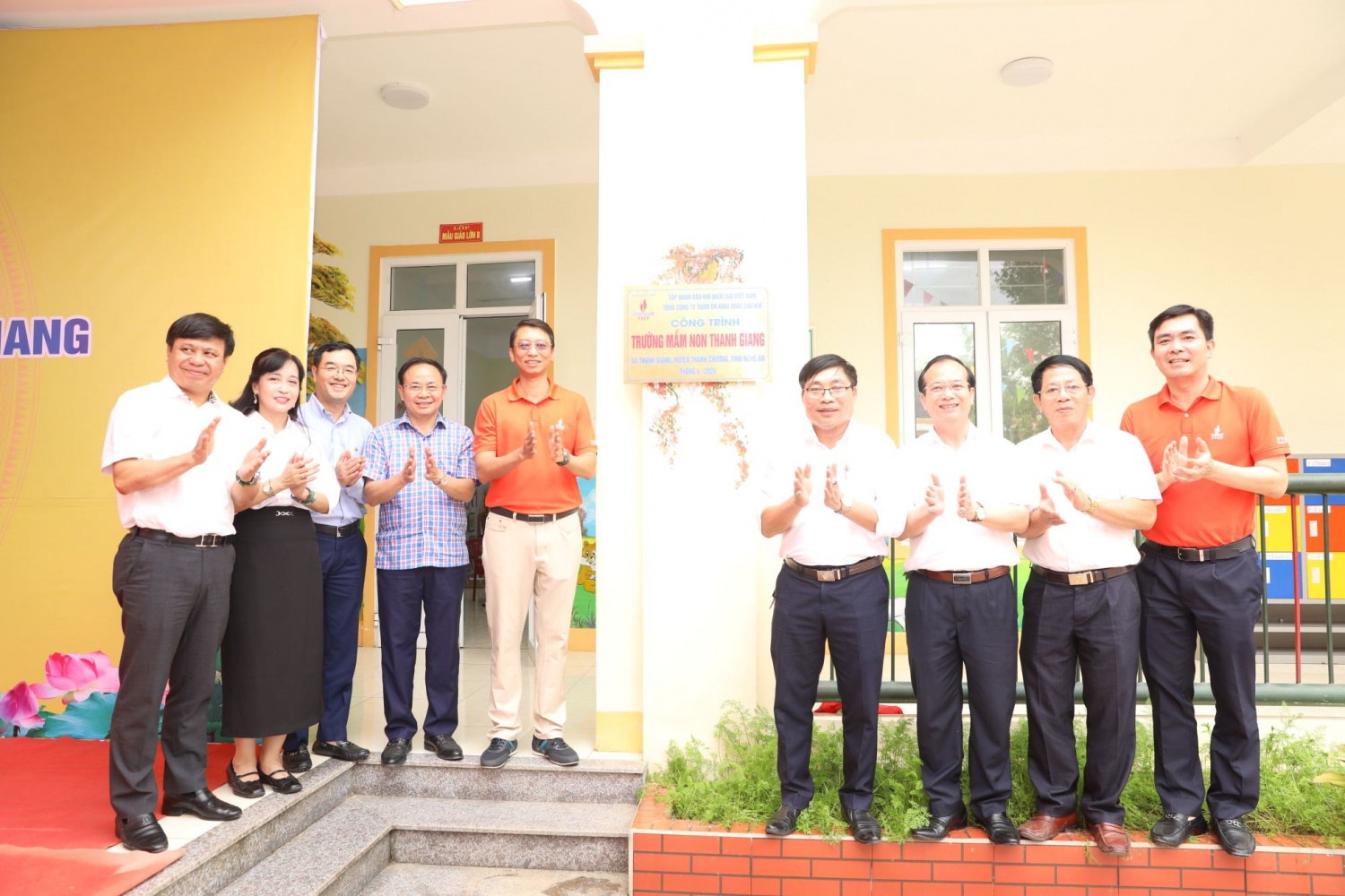 Khánh thành trường mầm non xã Thanh Giang do PVEP tài trợ xây dựng