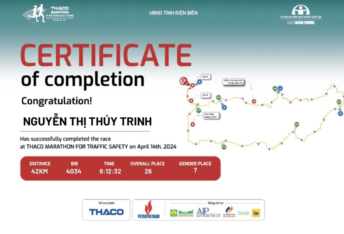 Petrovietnam đồng hành cùng giải chạy THACO Marathon Vì an toàn giao thông - Điện Biên Phủ 2024 Petrovietnam đồng hành cùng giải chạy THACO Marathon Vì an toàn giao thông - Điện Biên Phủ 2024