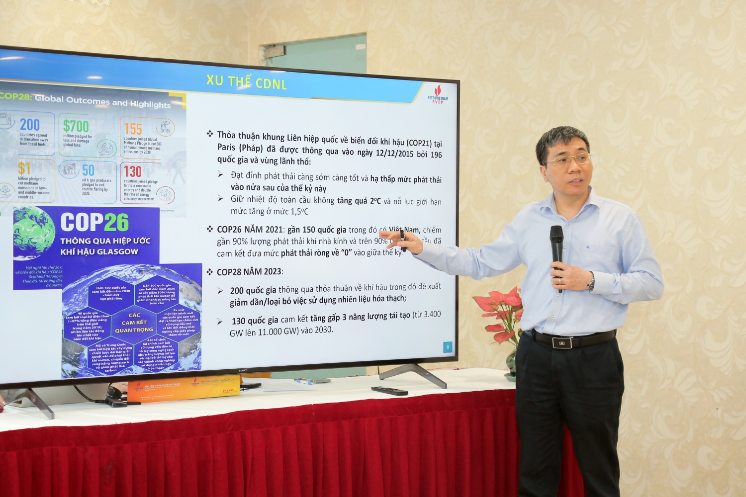 Con người giữ vai trò quan trọng trong quá trình thích ứng với chuyển dịch năng lượng của PVEP Con người giữ vai trò quan trọng trong quá trình thích ứng với chuyển dịch năng lượng của PVEP