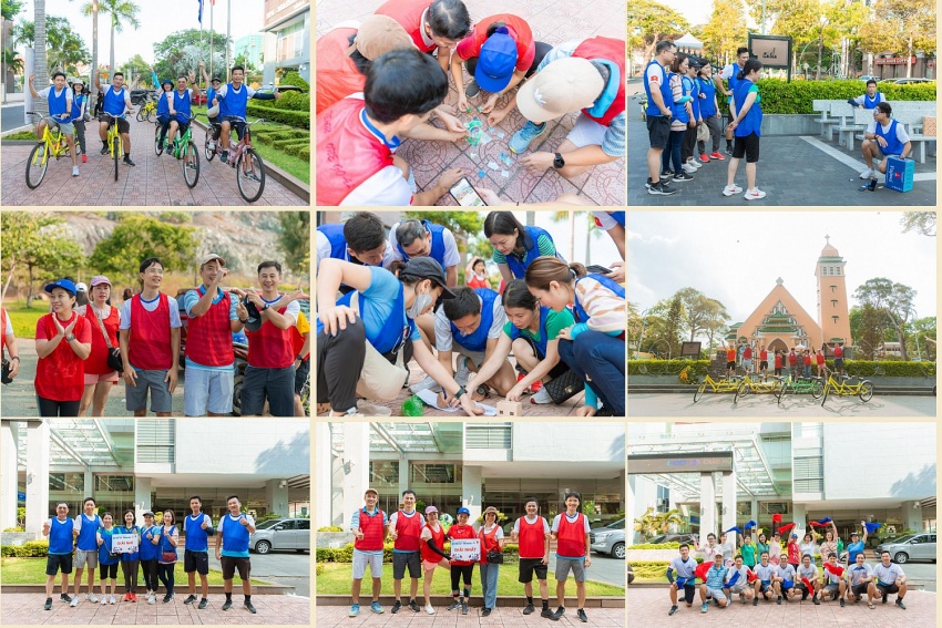 Hoạt động đạp xe “Dạo Vũng Tàu – Tìm kho báu” do ĐTN tổ chức thu hút sự tham gia nhiệt tình của CBNV