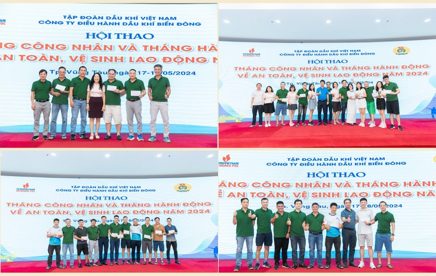 Hội thao BIENDONG POC năm 2024 chào mừng Tháng Công nhân, Tháng hành động về ATVSLĐ