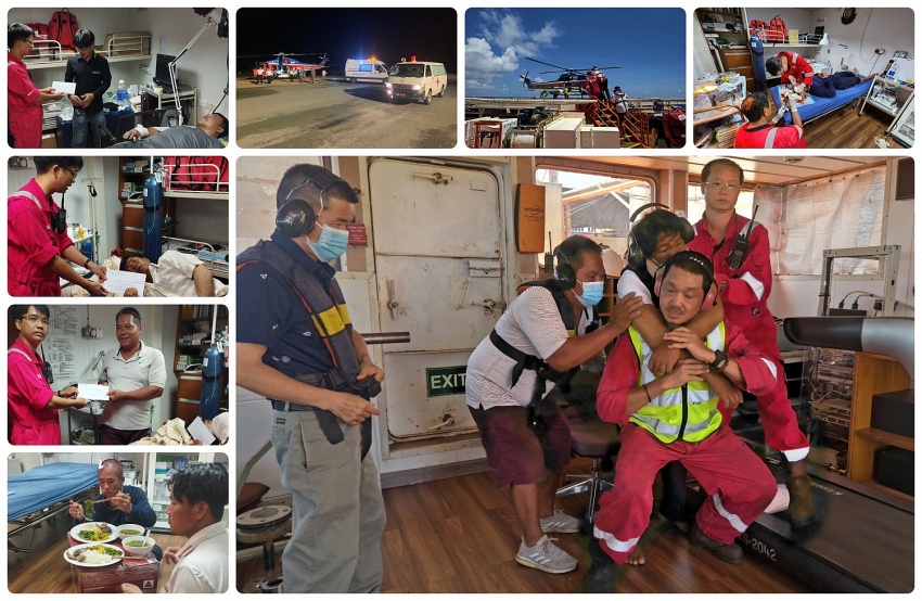 Mỏ Đại Hùng – Trạm Y tế ngoài khơi cho ngư dân