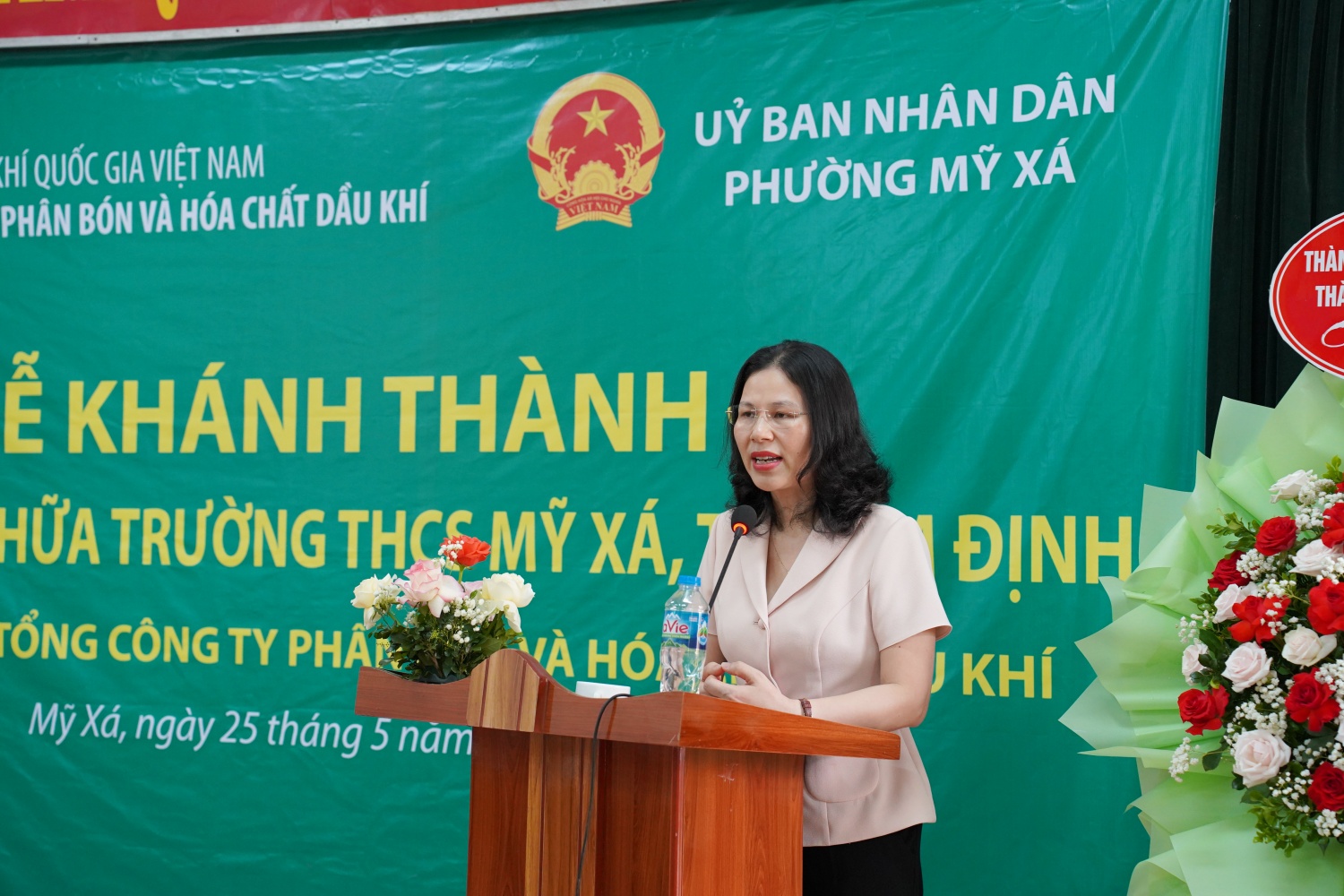 Khánh thành dự án cải tạo, sửa chữa trường THCS Mỹ Xá do PVFCCo tài trợ