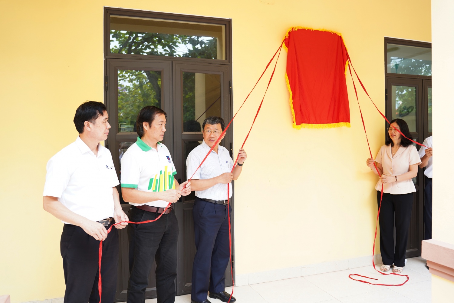 Khánh thành dự án cải tạo, sửa chữa trường THCS Mỹ Xá do PVFCCo tài trợ