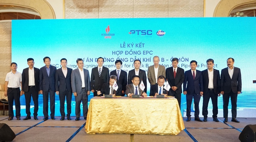 SWPOC trao thầu hợp đồng EPC Dự án Đường ống dẫn khí Lô B - Ô Môn cho Liên danh PTSC - Lilama 18