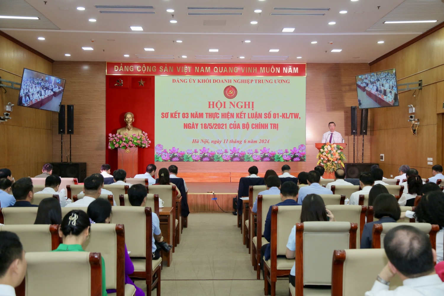 Đảng ủy Khối Doanh nghiệp Trung ương sơ kết 3 năm thực hiện Kết luận số 01-KL/TW