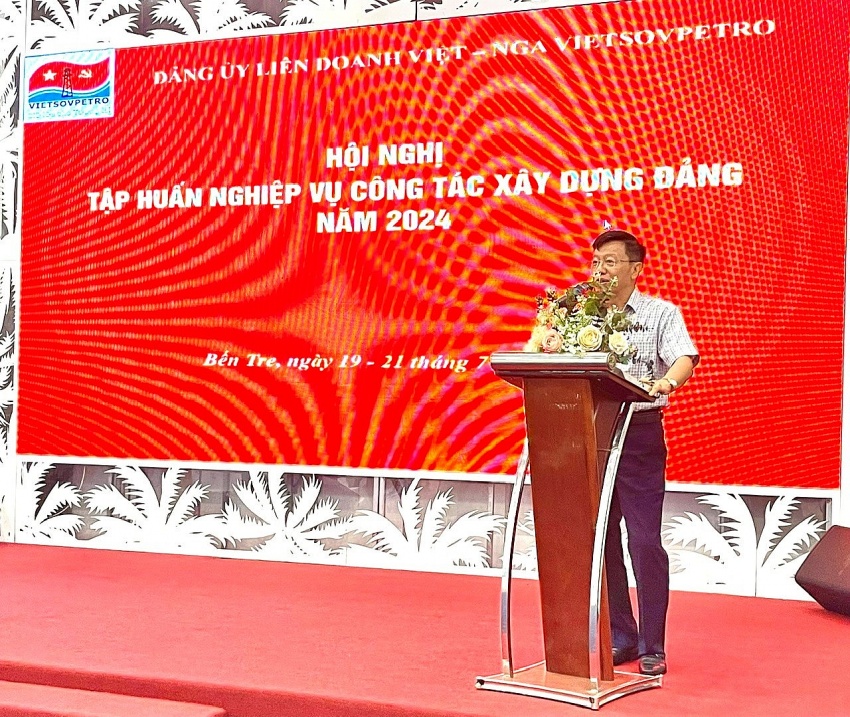 Đảng ủy Vietsovpetro tổ chức Hội nghị tập huấn nghiệp vụ công tác xây dựng Đảng năm 2024