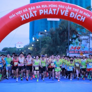 Giải Việt dã Bà Rịa - Vũng Tàu lần thứ 25 thu hút hơn 3.000 vận động viên tham gia