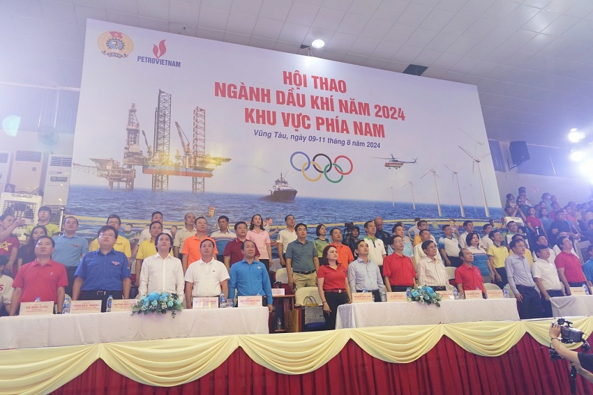 Tưng bừng khai mạc Hội thao ngành Dầu khí khu vực phía Nam năm 2024 Hội thao ngành Dầu khí khu vực phía Nam năm 2024